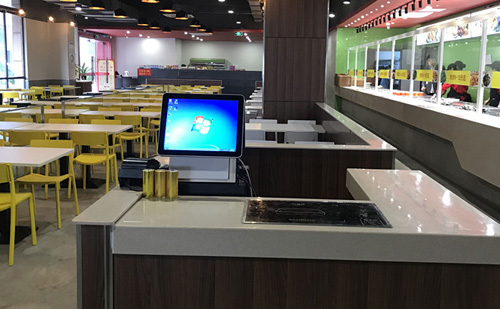 上海意邦大廈申通餐廳智慧餐臺(tái)應(yīng)用現(xiàn)場(chǎng)